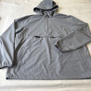 SWISS+TECH 1/4 Zip Pullover Hoodie Windbreaker Mens Size XL Gray
